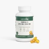 Omega-3 Fish Oil 1000mg, 180mg EPA 120mg DHA — 100 Softgels, 50-Day Supply